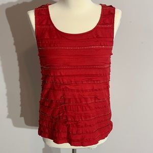 By Chico’s red tank top